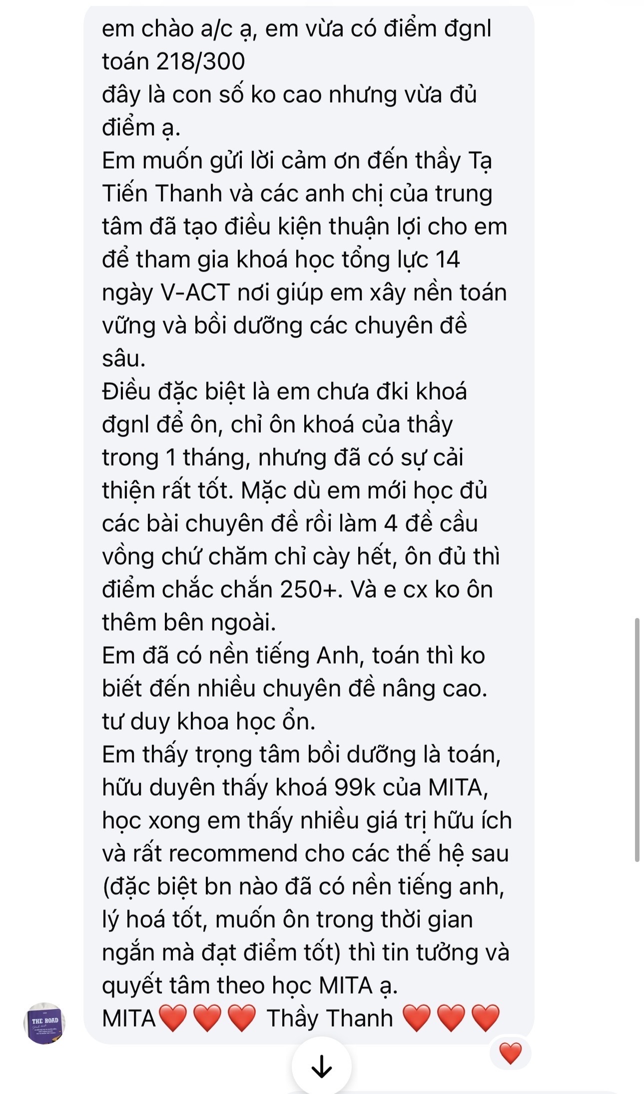 Feedback học viên 6