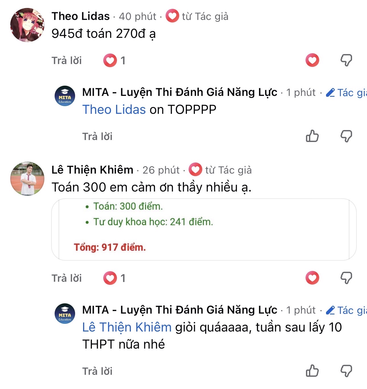 Feedback học viên 8